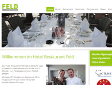 Tablet Screenshot of hotel-feld.ch